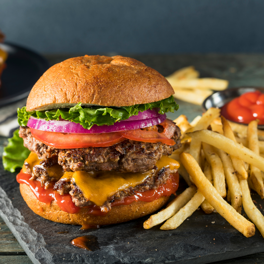 Order Delicious Burger Online| Chow connect| Tema