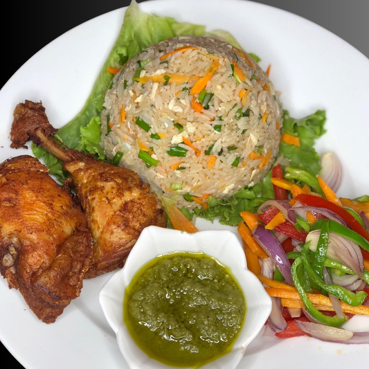 Delicious Ghana Fried Rice Near Me| Hot Lunch Meals| Chow Connect| Online Food Delivery