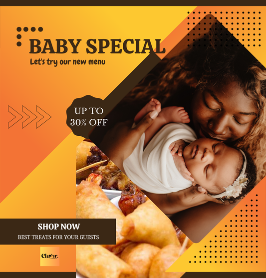 Christening and Baby Naming Catering Services for your Guests| Chow Connect| Small Chops Delivery