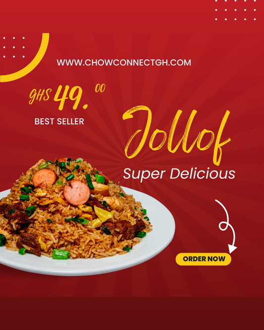 A Best Seller| Jollof Rice| Chow Connect| Online Order and Delivery