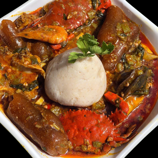 Local Ghanaian Meals to Order Online| Hot Served Banku with Okro Stew| Chow Connect| Food Delivery