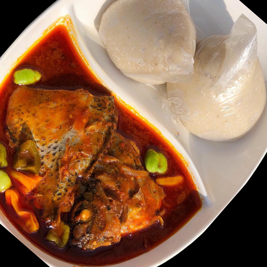 Local Ghanaian Meals to Order Online| Hot Served Banku with Fresh Tilapia Soup| Chow Connect| Food Delivery